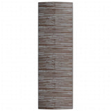 Vidaxl zunanja preproga Arakil 80x250 cm Polipropen rjava