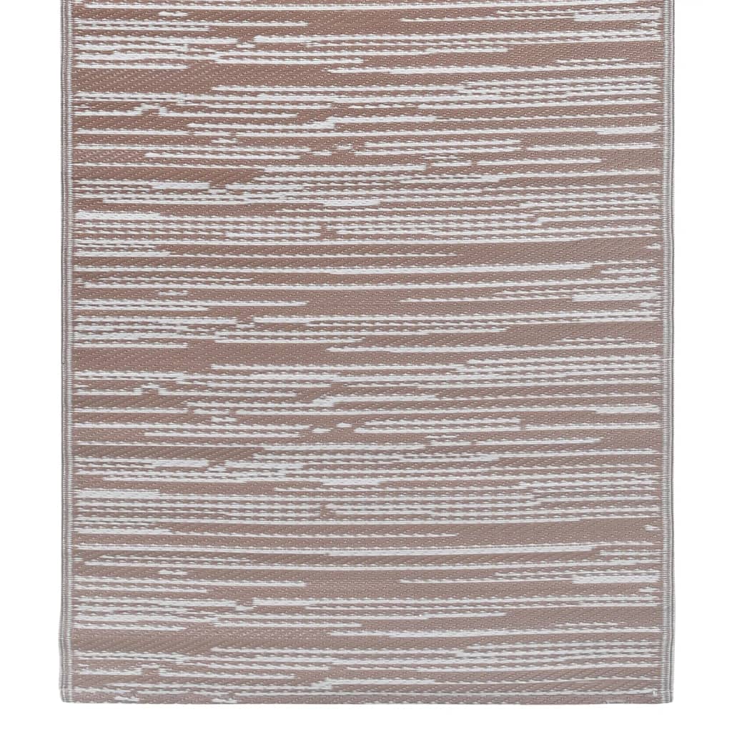 Vidaxl außerhalb des Teppichs 140x200 cm Polypropen Taupe