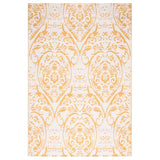 Vidaxl buitenkleed arakil 140x200 cm polypropeen geel