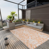 Vidaxl buitenkleed arakil 140x200 cm polypropeen geel