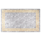 Vidaxl rug washable anti-slip 120x180 cm gray