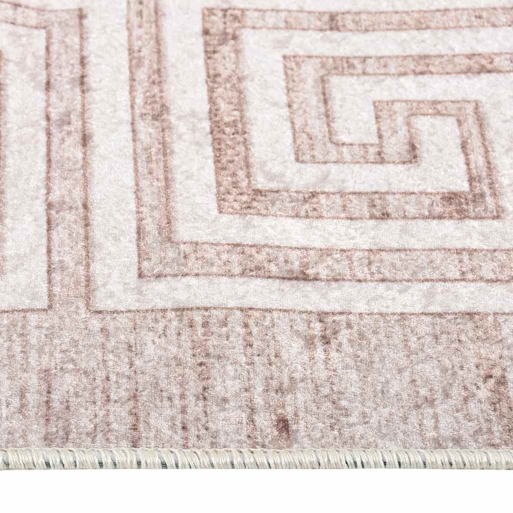 Vidaxl rug washable anti-slip 80x150 cm beige