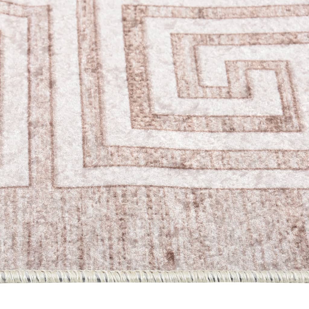 VIDAXL RUG PARBIALUBA ANTI-SLIP 120X180 cm Beige