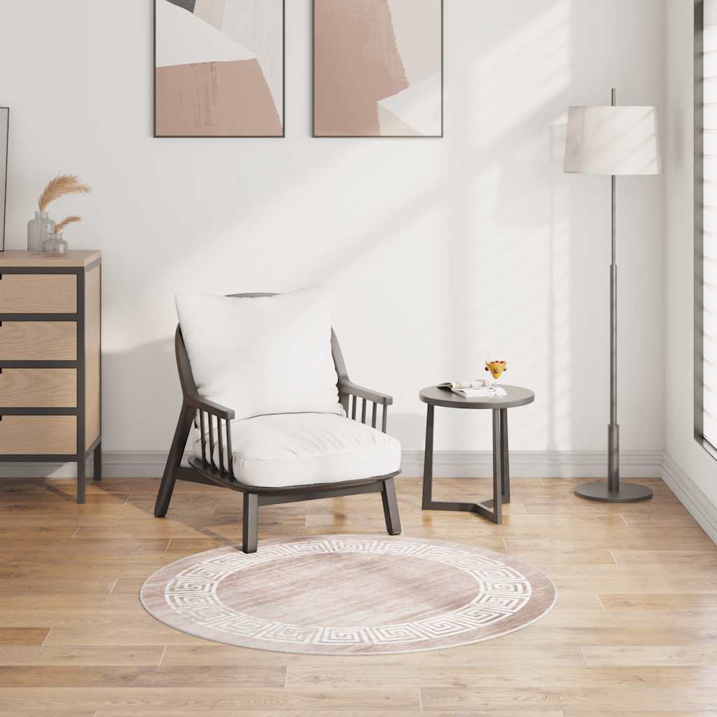 VIDAXL DYGLAMALNE PLAMALNE ANTIP SLIP 120 CM Beige