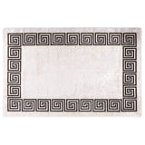 Vidaxl preproga pralni proti zdrsu 80x150 cm lahka bež