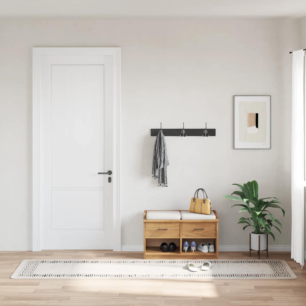 Vidaxl-mattan tvättbar antisläpp 80x300 cm ljus beige