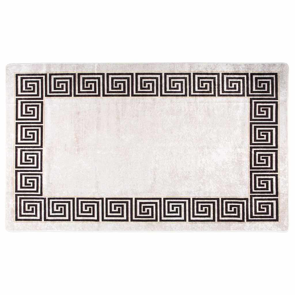 Vidaxl koberec omývatelný anti-skluz 120x180 cm Light Beige