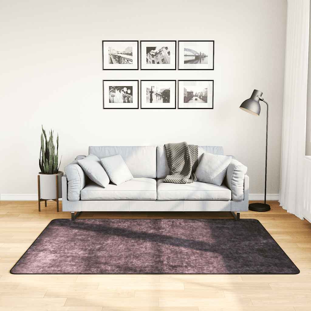 Vidaxl RUG LAVABLE ANTI-SLIP 120x180 cm de color antracita