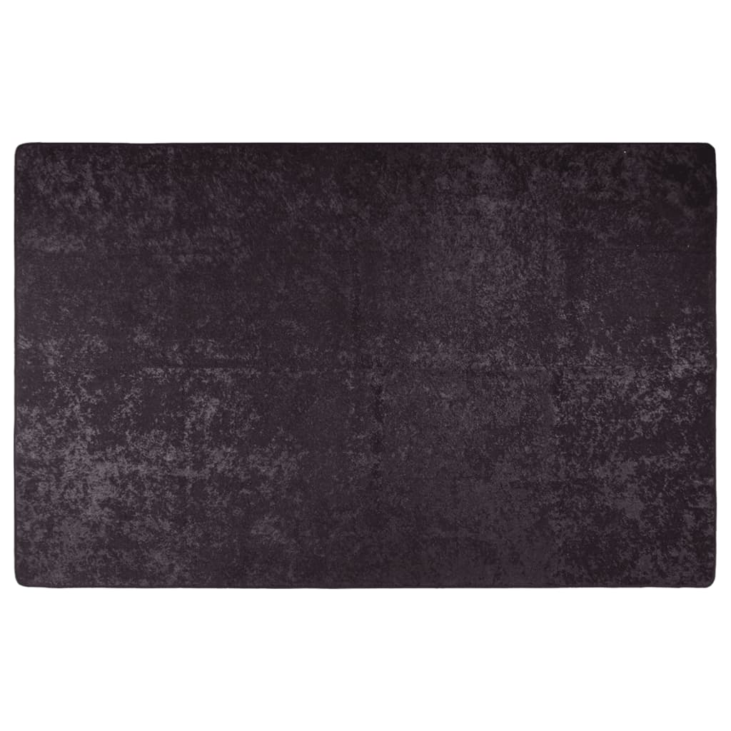 Vidaxl rug washable anti-slip 160x230 cm anthracite-colored