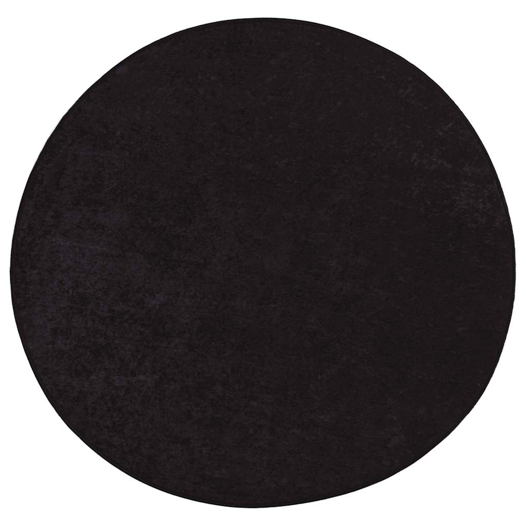Vidaxl Dywanika do mycia anty-Slip Ø120 cm w kolorze antracytowym