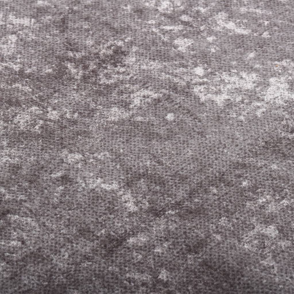 Vidaxl koberec omývatelný anti-skluz 190x300 cm šedá