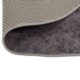 VidaXL rug washable anti-slip Ø120 cm gray