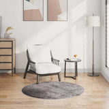 VidaXL rug washable anti-slip Ø120 cm gray