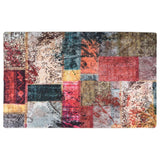 Vidaxl tæppe vaskbart anti-slip patchwork 160x230 cm flerfarvet