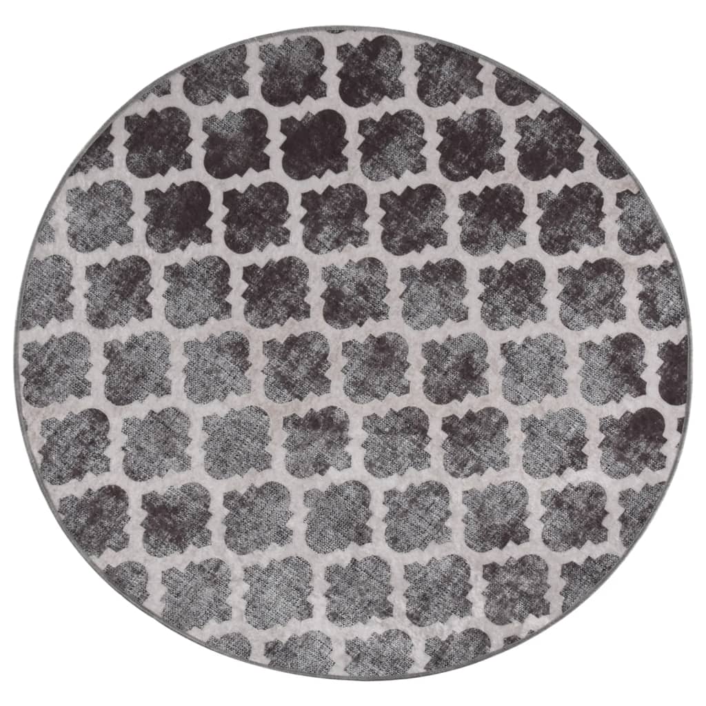 Vidaxl rug washable anti-slip Ø120 cm multi-colored