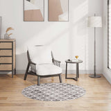 Vidaxl rug washable anti-slip Ø120 cm multi-colored