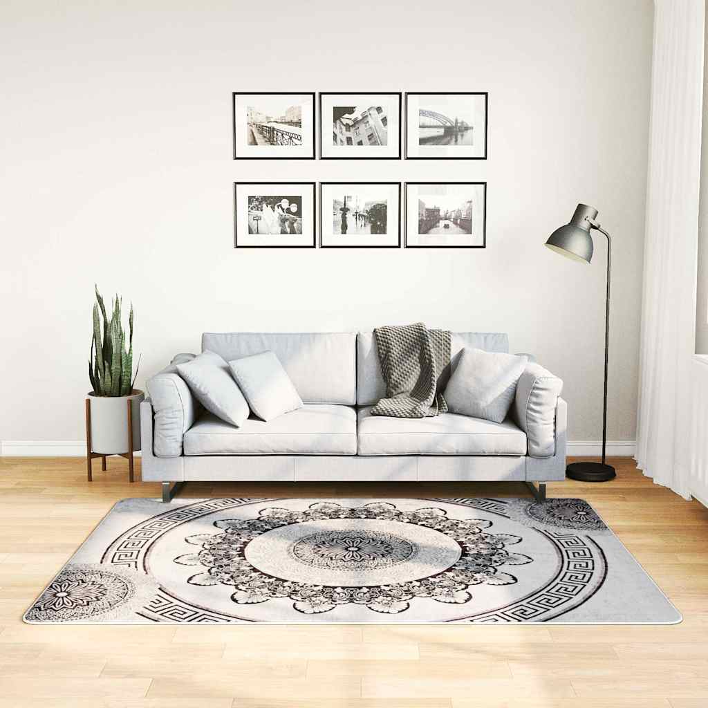 Vidaxl Rug Washable Anti-Slip 120x180 cm Multi-Colored