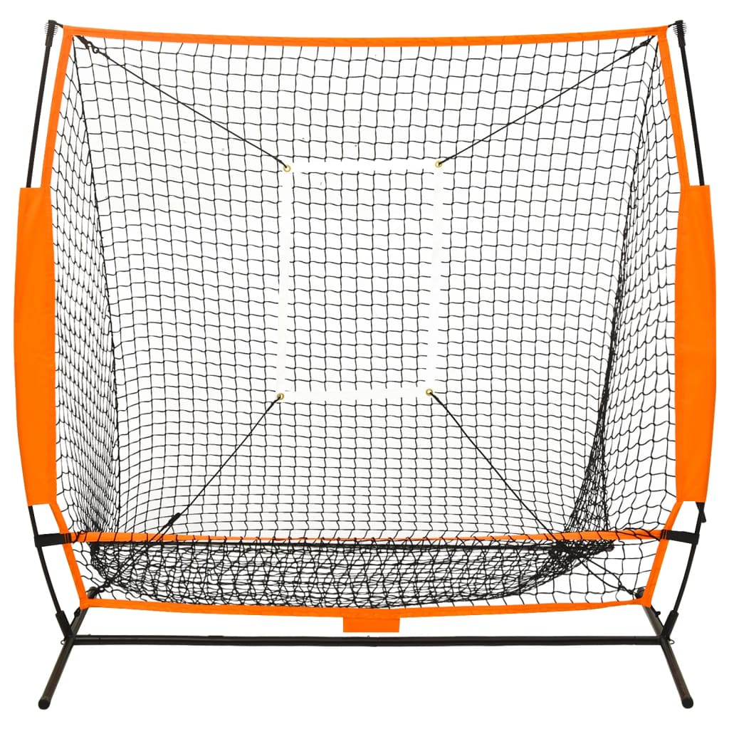 Vidaxl Baseball Training Network 174x76x158.5 cm Black