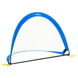Vidaxl 2 ST Gols de futebol infantil com bolsa de armazenamento 119x82x84.5 cm