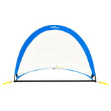 Vidaxl 2 ST Gols de futebol infantil com bolsa de armazenamento 119x82x84.5 cm