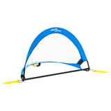 Vidaxl 2 ST Gols de futebol infantil com bolsa de armazenamento 75,5x46x48 cm
