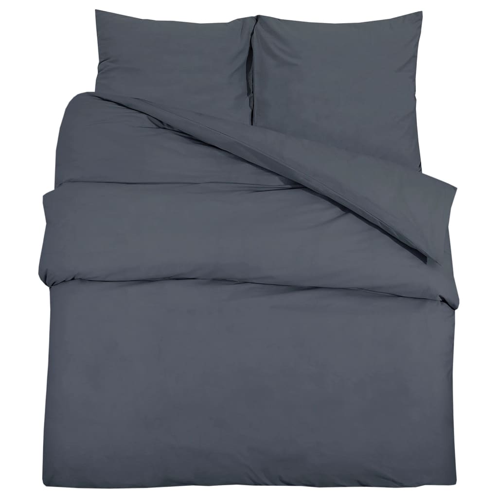 Vidaxl Duvet nakłada się lekki antracyt mikrofibry 200x200 cm