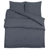 Vidaxl Duvet nakłada się lekki antracyt mikrofibry 200x200 cm