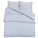 Vidaxl Duvet overlay set Lightweight 200x220 cm Microfiber gray