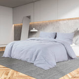 Vidaxl Duvet Overlay Ustaw lekki 225x220 cm Microfibre Grey