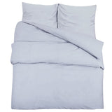 Vidaxl Duvet Overlay Ustaw lekki 260x220 cm Microfibre Grey