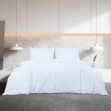 Vidaxl Duvet overlay set Lightweight 155x220 cm Microfiber white