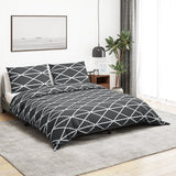 VidaXL duvet crossing set 240x220 cm cotton gray