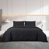 Vidaxl Duvet Sumpay Set 240x220 cm Black