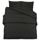 Vidaxl Duvet Superay Set da 140x200 cm Black