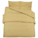 Sada překrytí Vidaxl Duvet Set 140x200 cm bavlna taupe
