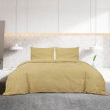 Sada překrytí Vidaxl Duvet Set 140x200 cm bavlna taupe