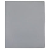 Hojas ajustadas de Vidaxl 2 st jersey 100x200 cm de algodón gris