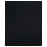 Vidaxl Fitted Sheet Jersey 100x200 cm Cotton Black
