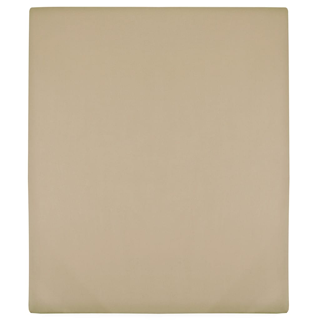 Jersey de hojas de Vidaxl 2 PCS 90x200 cm Topo de algodón