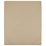 Vidaxl dopasowane arkusze Jersey 2 szt. 160x200 cm bawełniana taupe