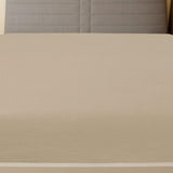 Vidaxl Fitted Sheet Jersey 180x200 cm Coton Taupe