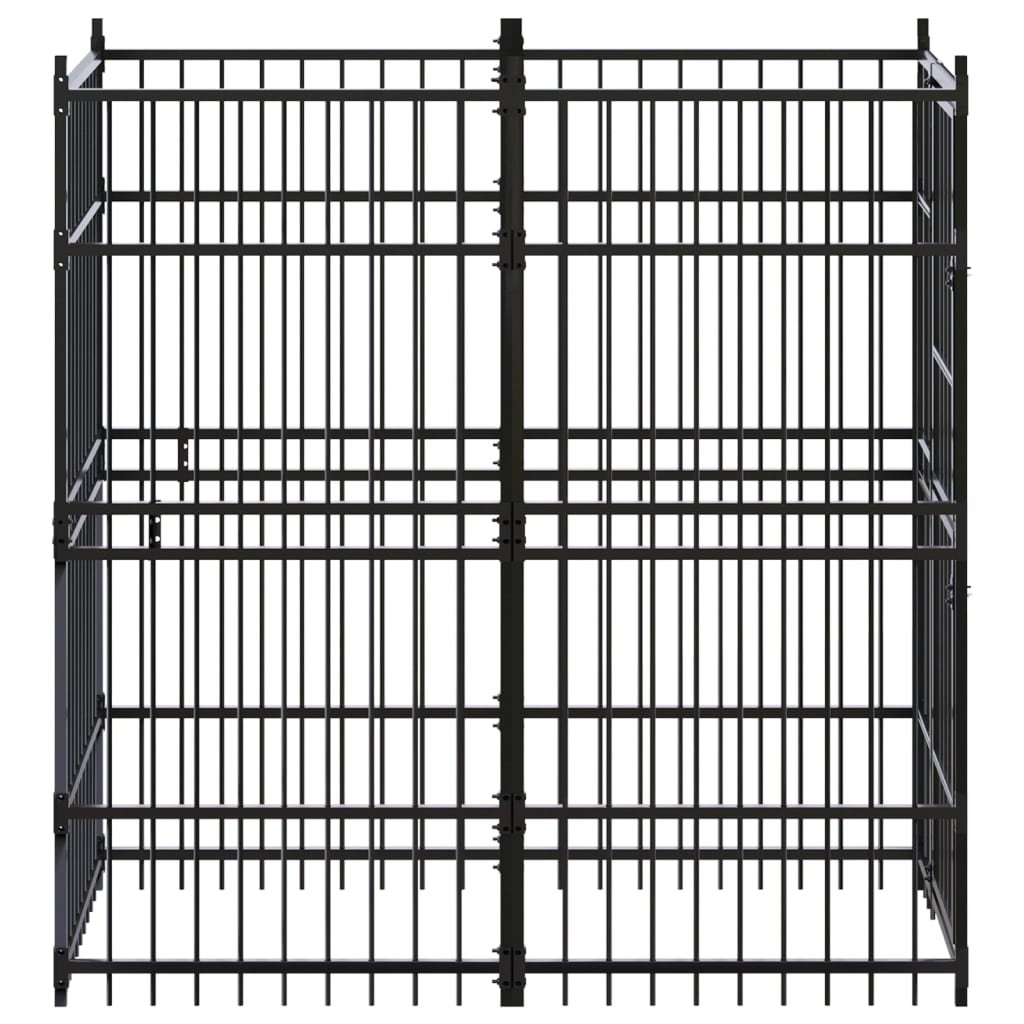 VidaXL Dog Kennel 1.84 m² Steel