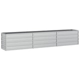 VIDAXL PEALTER Dvignil 240x40x45 cm pocinkano jekleno srebro