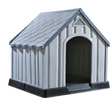 Vidaxl Dog Loft 92x87x91 cm de plástico gris