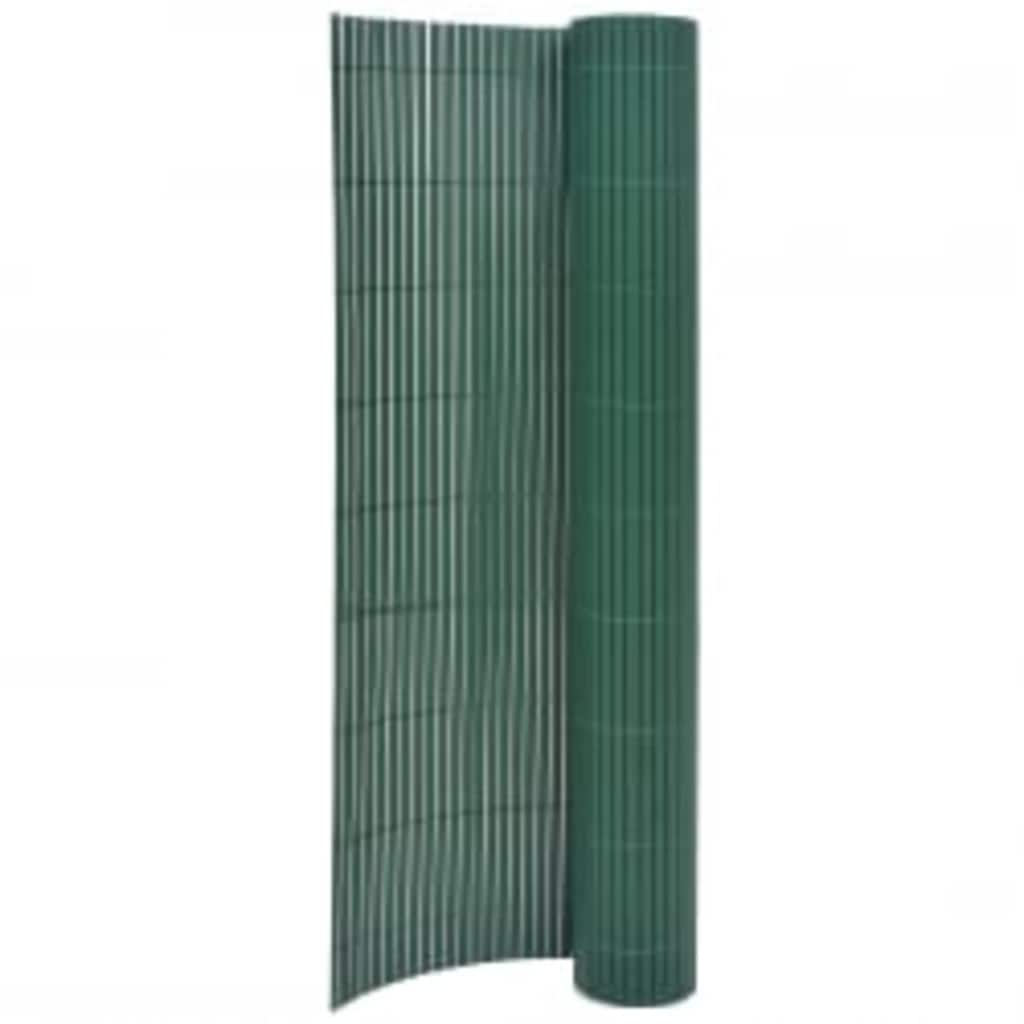 Vidaxl ogrodzenie ogrodowe podwójnie 90x400 cm zielony