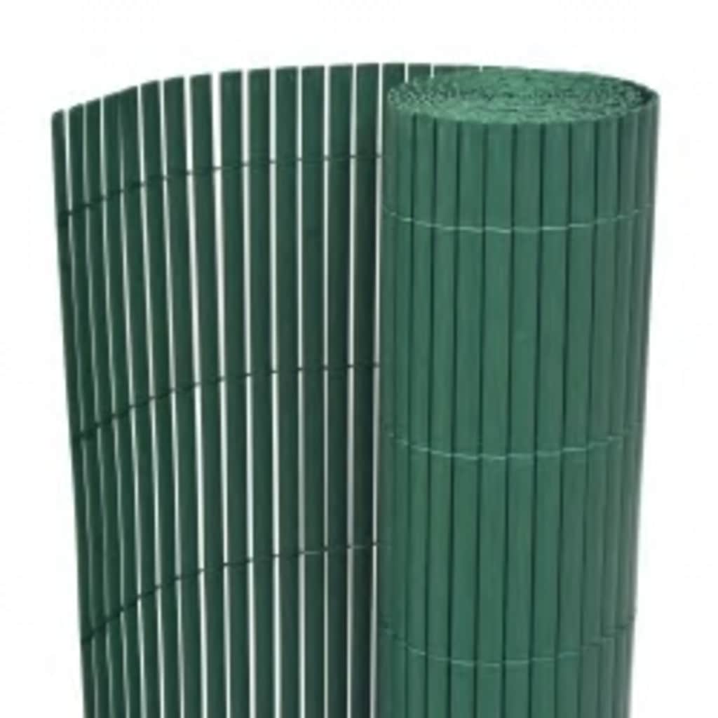 Vidaxl ogrodzenie ogrodowe podwójnie 90x400 cm zielony
