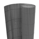 Vidaxl Garden Cercado de doble lado de 90x400 cm de gris
