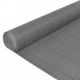 Vidaxl Garden Cercado de doble lado de 90x400 cm de gris