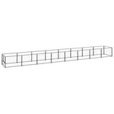 Vidaxl Dog Kennel 8 m² Steel Black