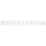 VidaXL Dog Kennel 20 m² Steel silver colored